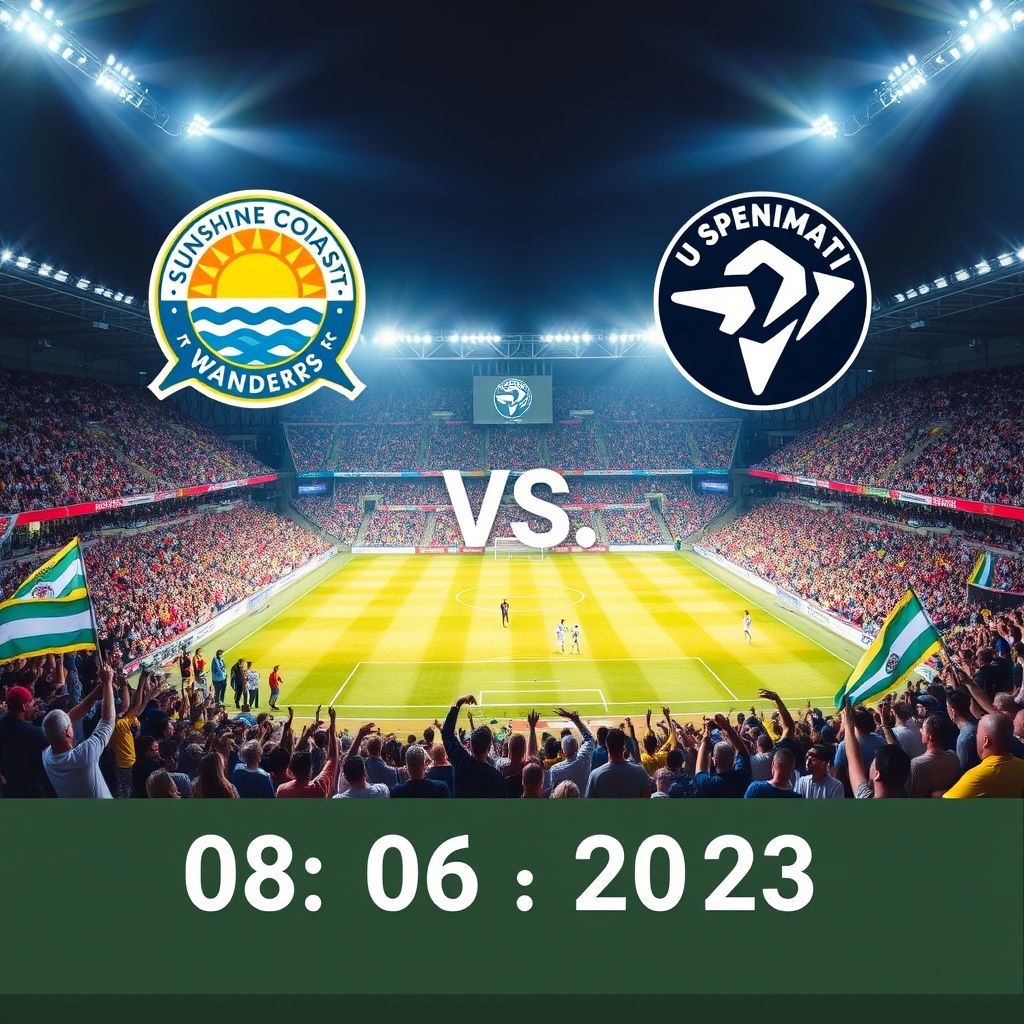 Trực tiếp trận Sunshine Coast Wanderers FC vs Peninsula Power